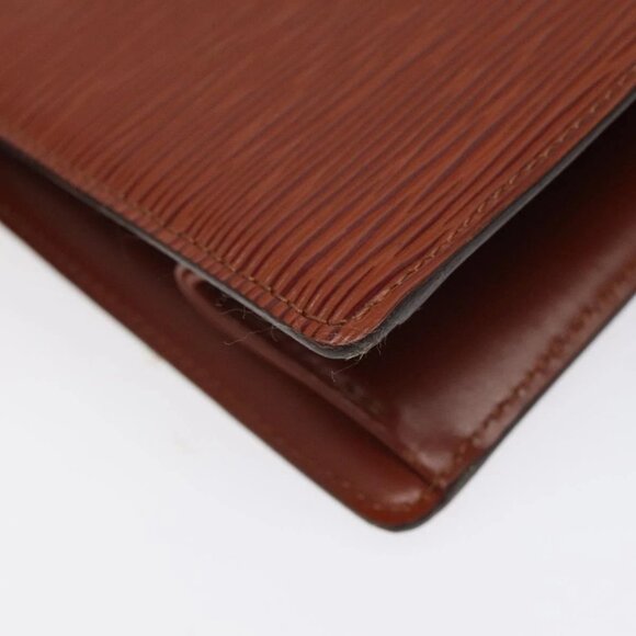 LOUIS VUITTON Epi Trousse Crete Pouch Brown M48403 LV Auth th5942 - Picture 10 of 16